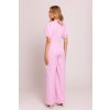 Elegantní společenský overal MOE M852 růžový