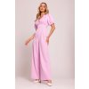 Elegantní společenský overal MOE M852 růžový