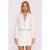 Elegantní krátké sako MOE M853 krémové