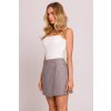 Dámská zavinovací minísukně MOE M854 šedá