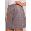 Dámská zavinovací minísukně MOE M854 šedá