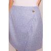 Dámská zavinovací minísukně MOE M854 světle modrá