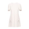 Elegantní minišaty MOE M855 krémové