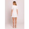 Elegantní minišaty MOE M855 krémové