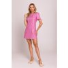 Elegantní minišaty MOE M855 fuchsiové