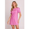 Elegantní minišaty MOE M855 fuchsiové