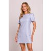 Elegantní minišaty MOE M855 světle modré