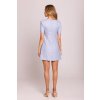 Elegantní minišaty MOE M855 světle modré