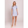 Elegantní minišaty MOE M855 světle modré