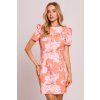 Elegantní květované minišaty MOE M856 vzor 1