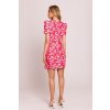 Elegantní květované minišaty MOE M856 vzor 2