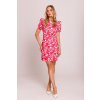 Elegantní květované minišaty MOE M856 vzor 2