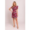 Elegantní květované minišaty MOE M856 vzor 3