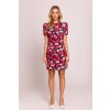 Elegantní květované minišaty MOE M856 vzor 3