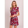 Elegantní květované minišaty MOE M856 vzor 3