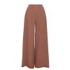 Dámské široké kalhoty MOE M862 hnědé