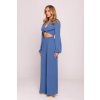 Dámské široké kalhoty MOE M862 modré