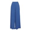 Dámské široké kalhoty MOE M862 modré
