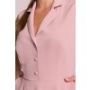 Elegantní šaty s propínacím topem Stylove S409 růžové