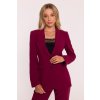Elegantní sako Stylove S417 bordó