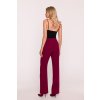 Elegantní kalhoty Stylove S418 bordó