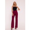 Elegantní kalhoty Stylove S418 bordó