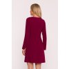 Elegantní minišaty Stylove S419 bordó
