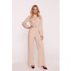 Společenský overal s fiží Stylove S420 béžový