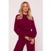 Společenský overal s fiží Stylove S420 bordó