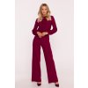 Společenský overal s fiží Stylove S420 bordó