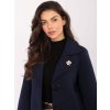 Elegantní podzimní kabátek do A Rue Paris tmavě modrý