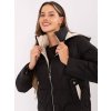 Krátká ozdobně prošívaná bunda Snow Moda černá