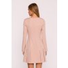 Elegantní minišaty MOE M872 béžové