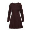 Elegantní minišaty MOE M872 hnědé