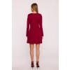 Elegantní minišaty MOE M872 bordó