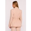 Elegantní sako se šňůrkami MOE M873 béžové