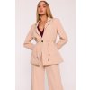 Elegantní sako se šňůrkami MOE M873 béžové