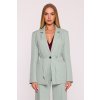 Elegantní sako se šňůrkami MOE M873 mátové