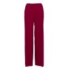 Dámské široké společenské kalhoty MOE M875 bordó
