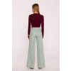 Dámské široké společenské kalhoty MOE M875 mátové