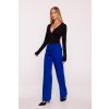 Dámské široké společenské kalhoty MOE M875 královsky modré