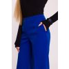 Dámské široké společenské kalhoty MOE M875 královsky modré