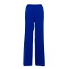Dámské široké společenské kalhoty MOE M875 královsky modré