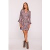Elegantní minišaty s širokými manžetami MOE M877 model 3
