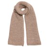 Pletená dlouhá šála MOE M896 béžová