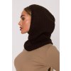 Pletená dámská balaclava (kukla) MOE M899 hnědá