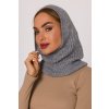 Pletená dámská balaclava (kukla) MOE M899 smetanová