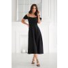 Elegantní společenské s volnými rameny Bicotone 325 černé