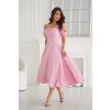 Elegantní společenské s volnými rameny Bicotone 325 růžové