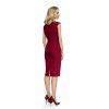 Elegantní pouzdrové šaty Style S080 bordó